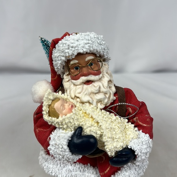Santa Claus Possible Dreams Baby's Christmas Ornament 2000 clothique - Picture 7 of 10